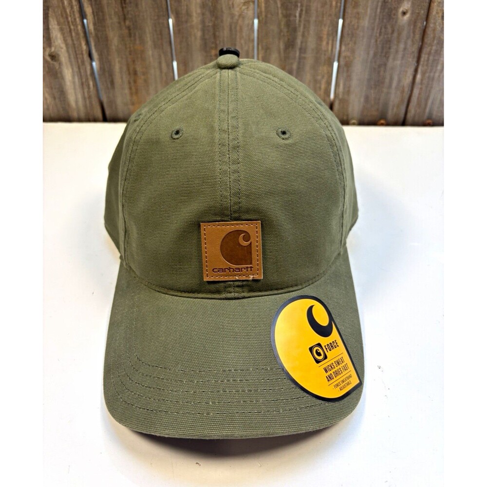 Carhartt Force Green Cotton Adjustable Cap Hat OS MPN AH0289